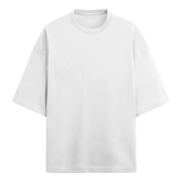 Basic Chopped Oversized Tee White Front