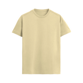 Basic Essential Revolution Tee Beige Front