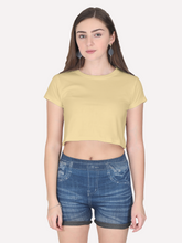 Basic Lizzie Tee Beige Front