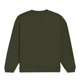 Basic Monster Crew Olive Green Front