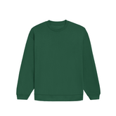 Basic Oversized Crew Green Front