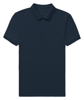 Basic Regular Polo Tee Navy Blue Front