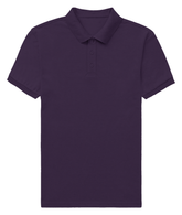 Basic Regular Polo Tee Purple Front