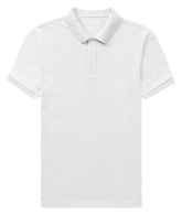 Basic Regular Polo Tee White Front
