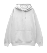 Basic Vintage Hoodie White Front