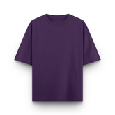 Basic Weekday Tee Purple Front
