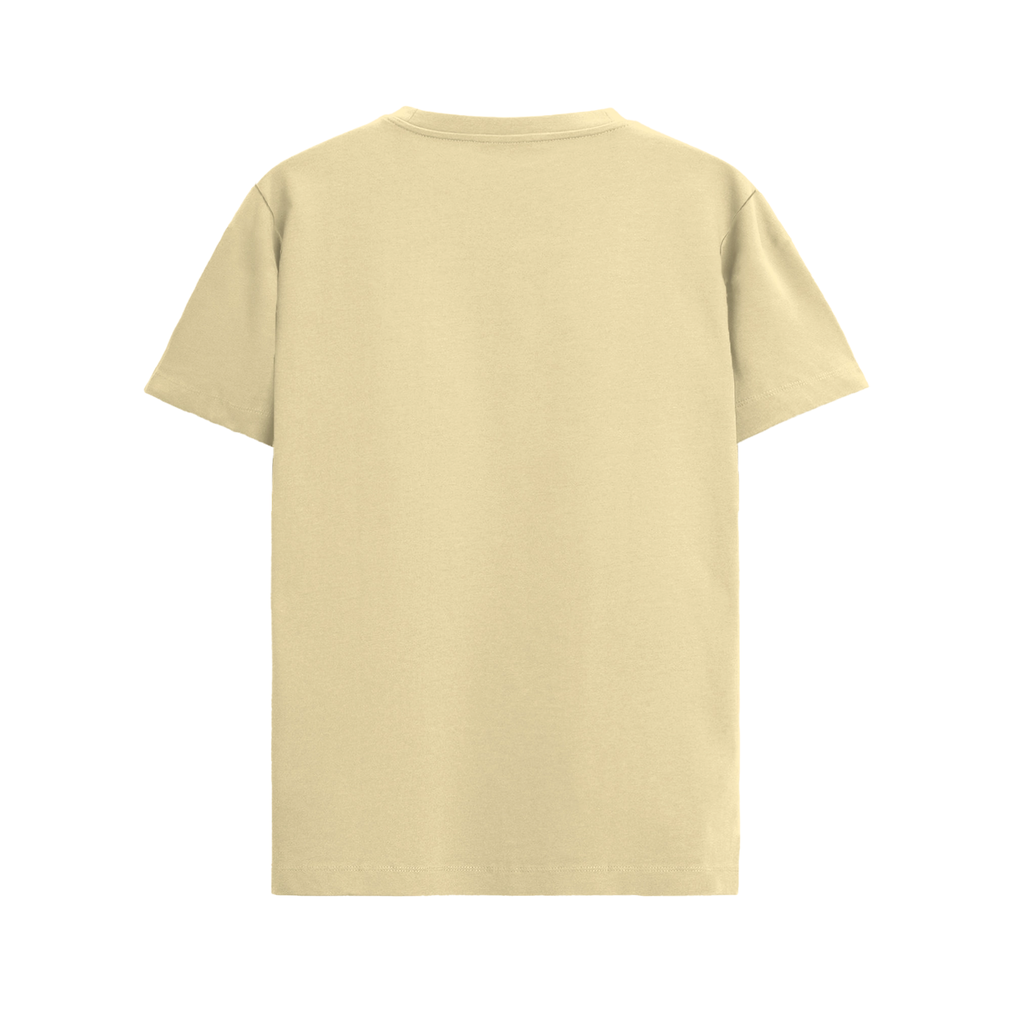 Basic Essential Revolution Tee Beige Back