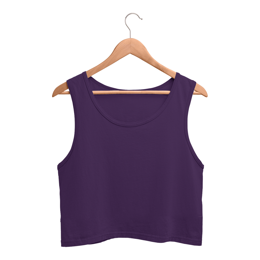 Basic Essential Singlet Purple Front
