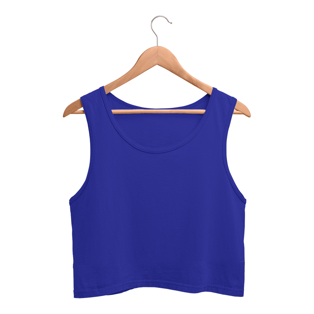 Basic Essential Singlet Royal Blue Front