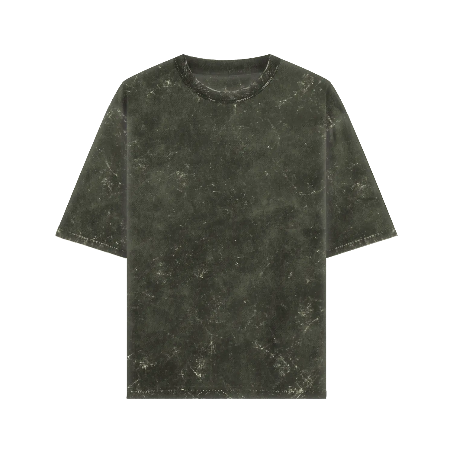 Basic Essential Torquay Oversized Tee Olive Green Front