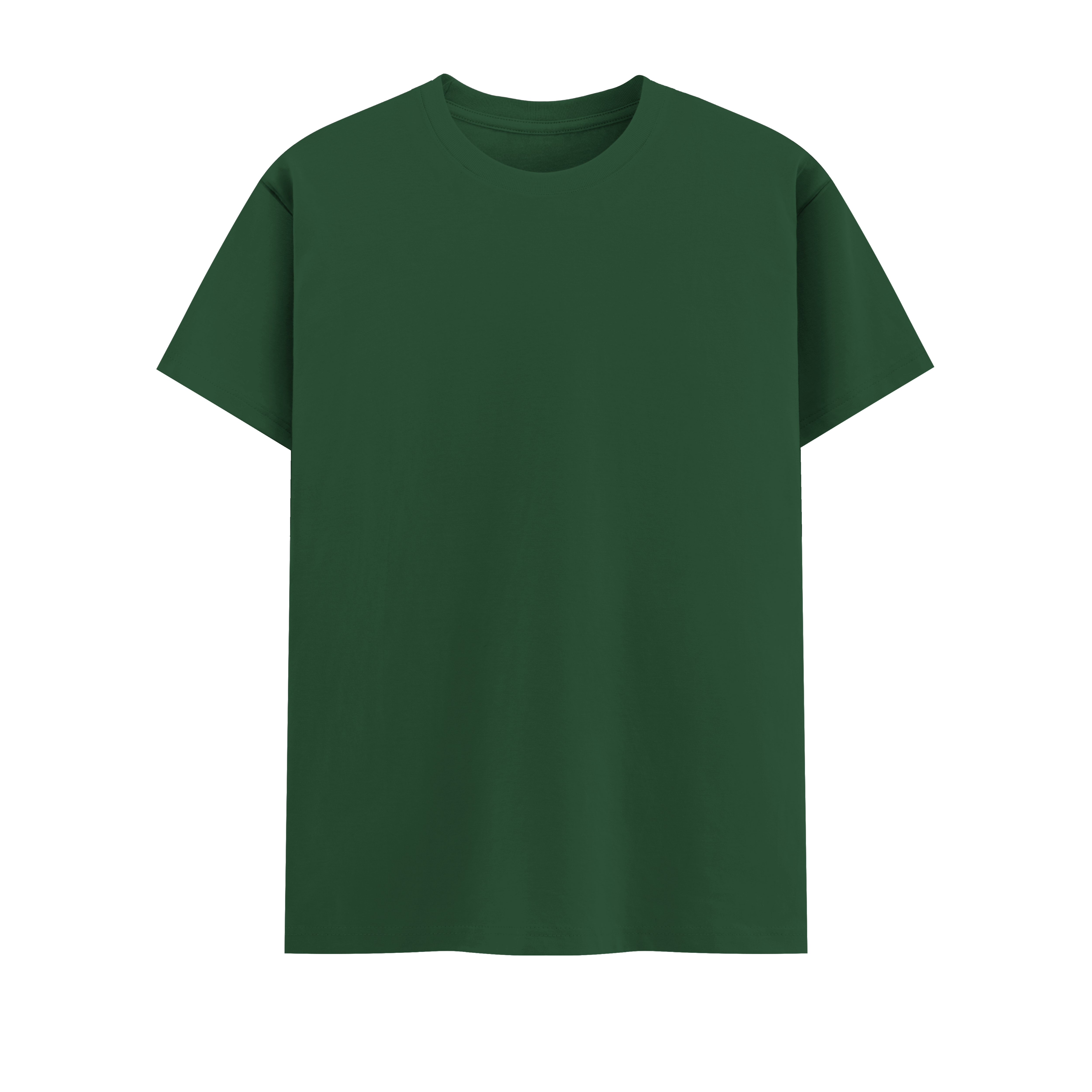 Basic Essential Vintage Tee Green Front