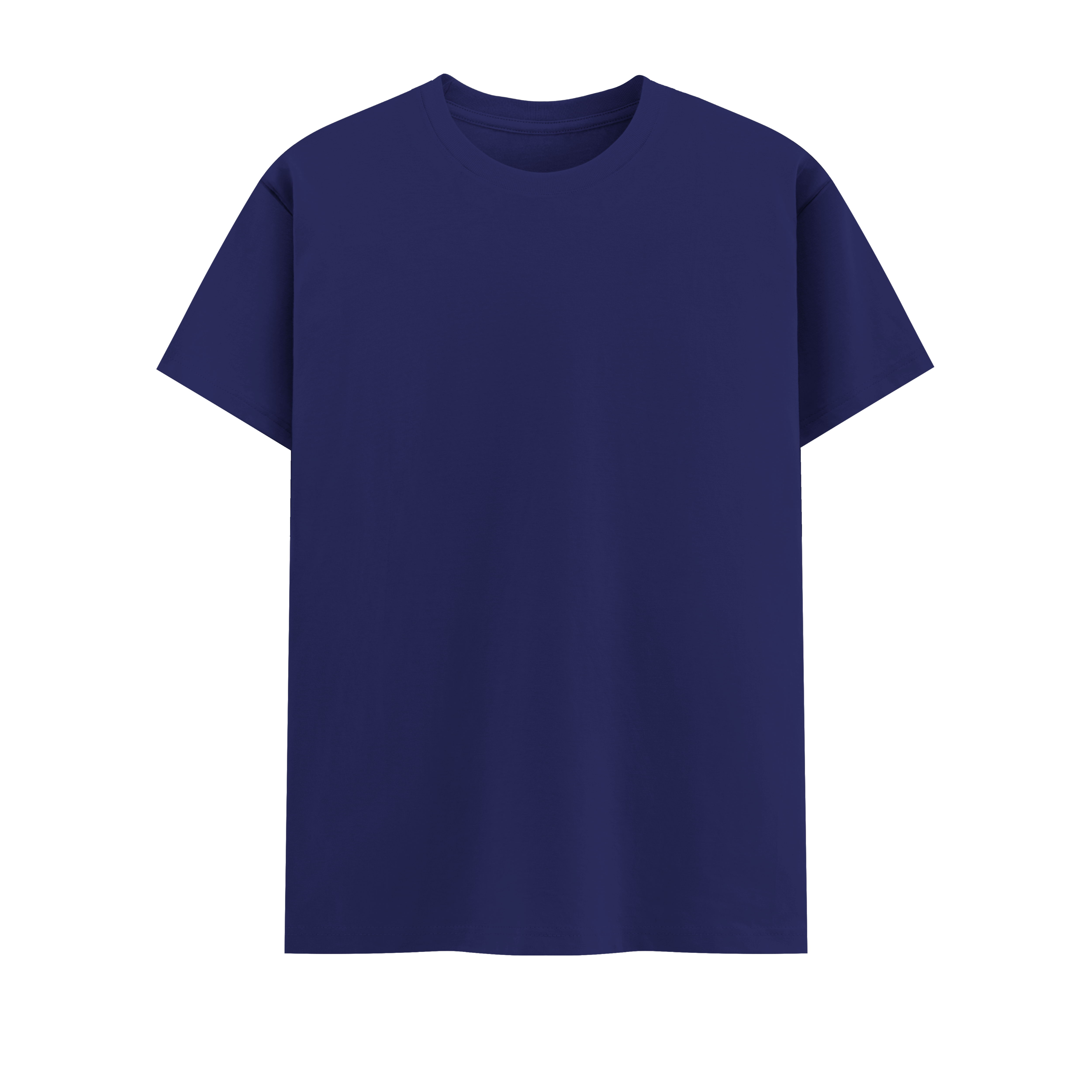 Basic Essential Vintage Tee Royal Blue Front