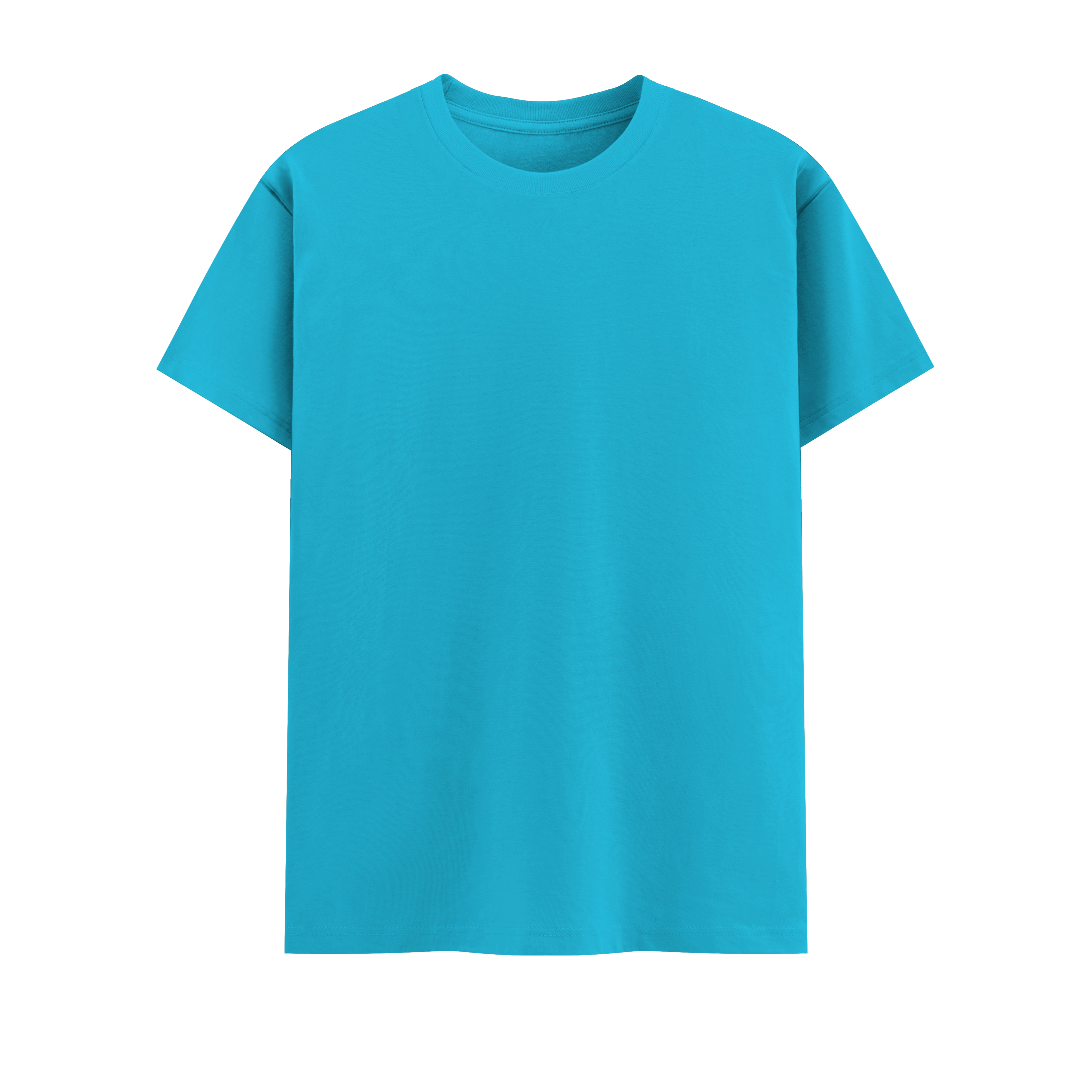 Basic Essential Vintage Tee Sky Blue Front