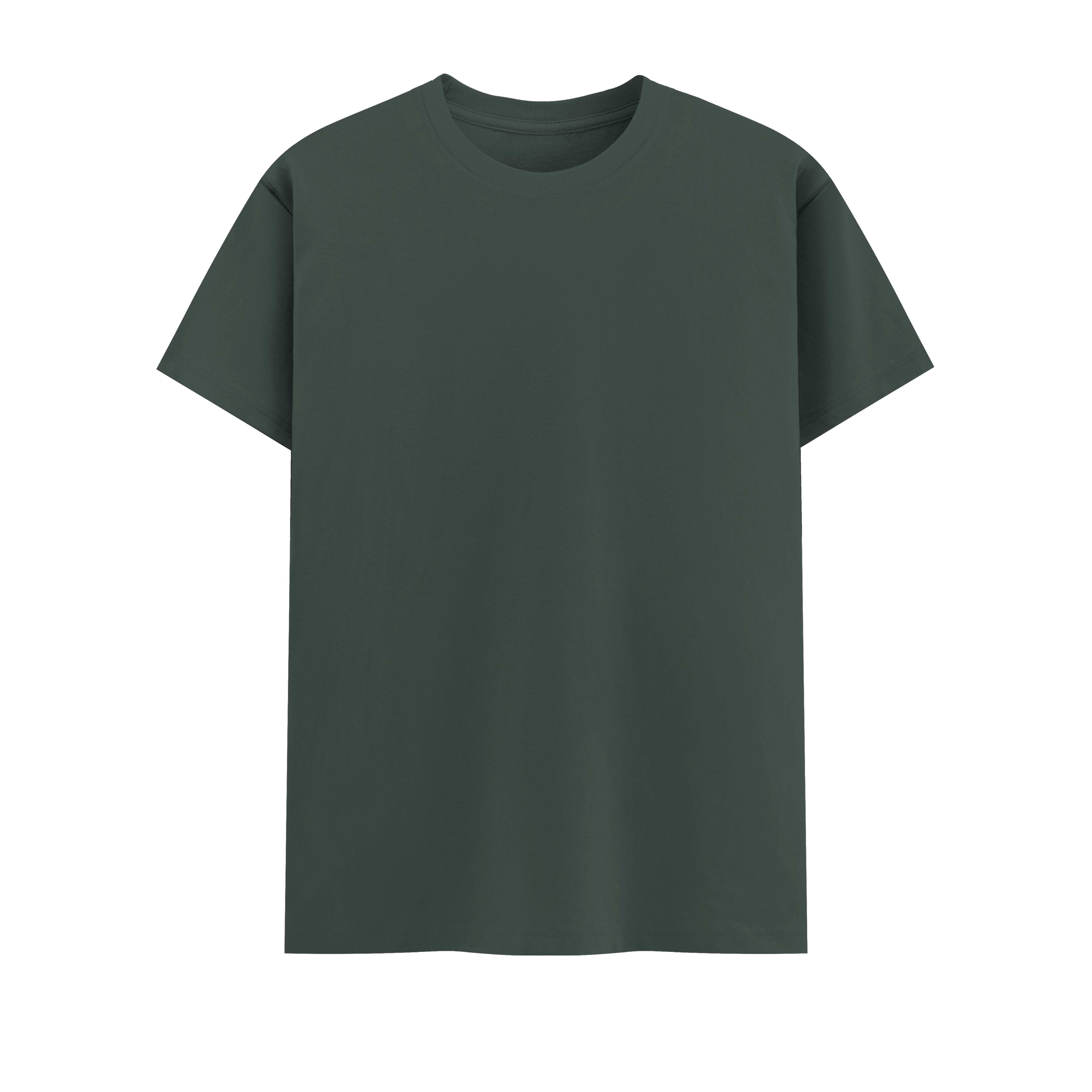 Basic Essential Vintage Tee Steel Grey Front