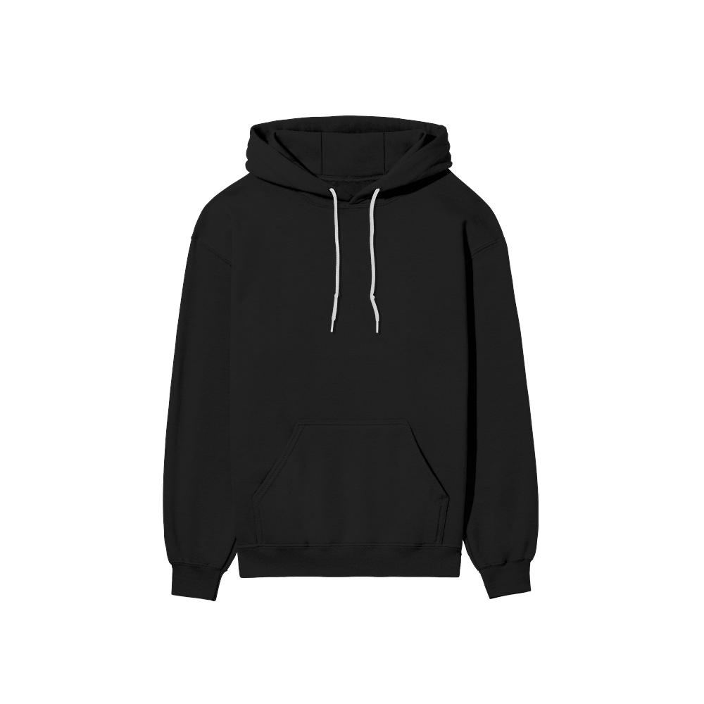 Basic Mighty Hoodie Black Front