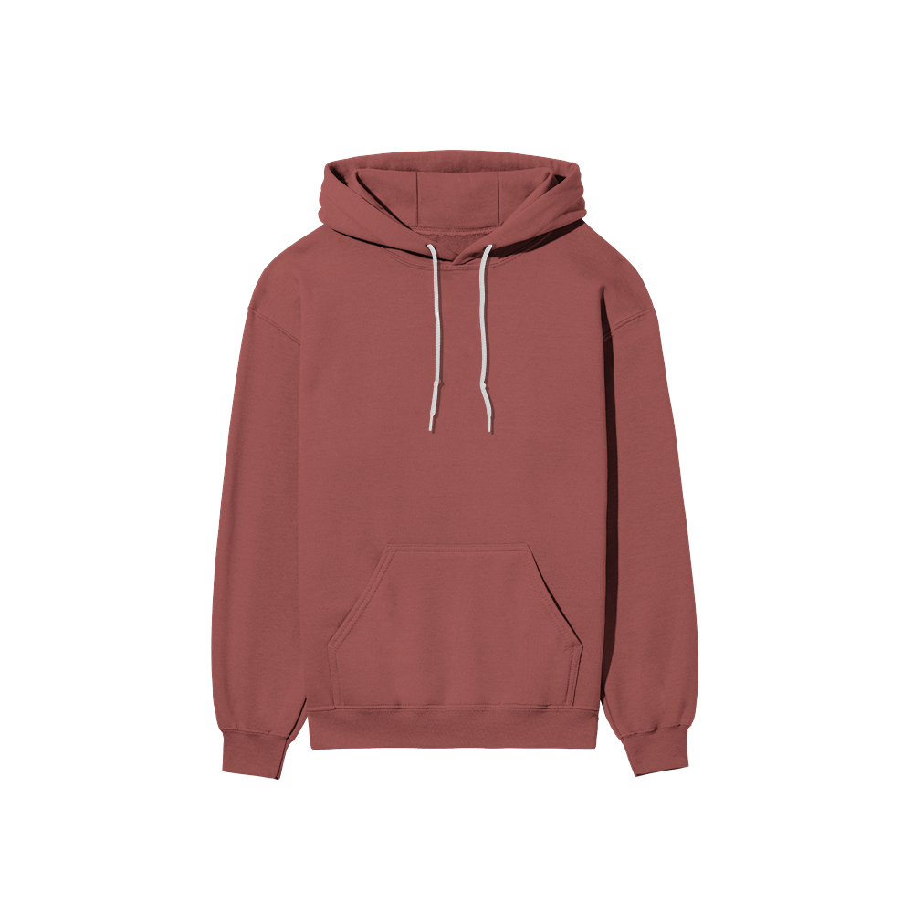 Basic Mighty Hoodie Coral Front