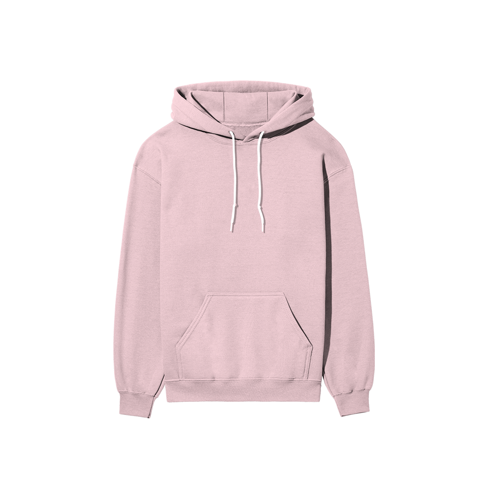 Basic Mighty Hoodie Light Pink Front