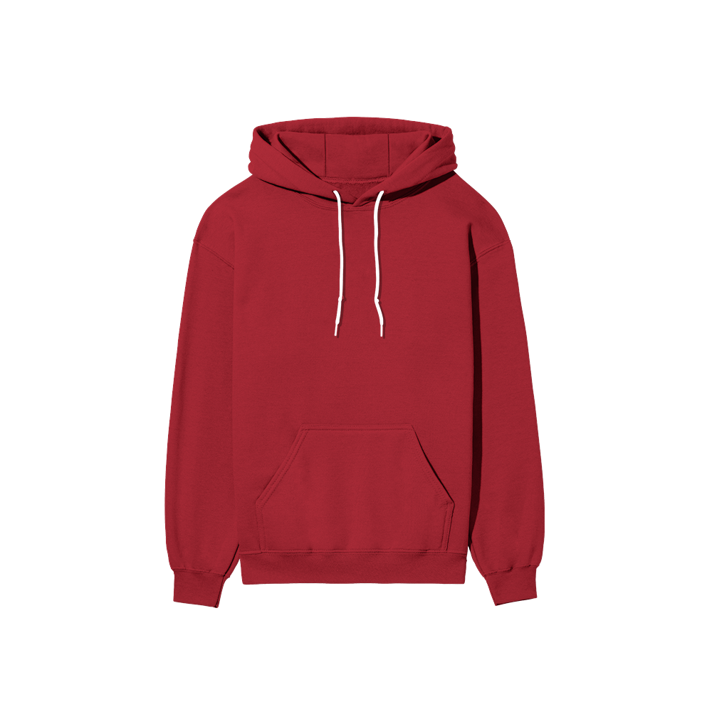 Basic Mighty Hoodie Red Front
