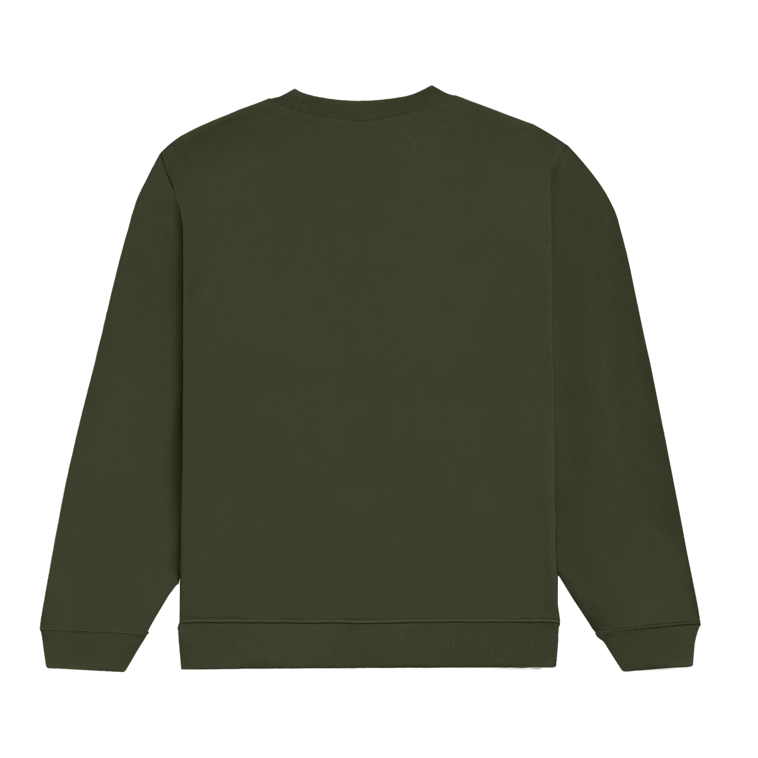 Basic Monster Crew Olive Green Front