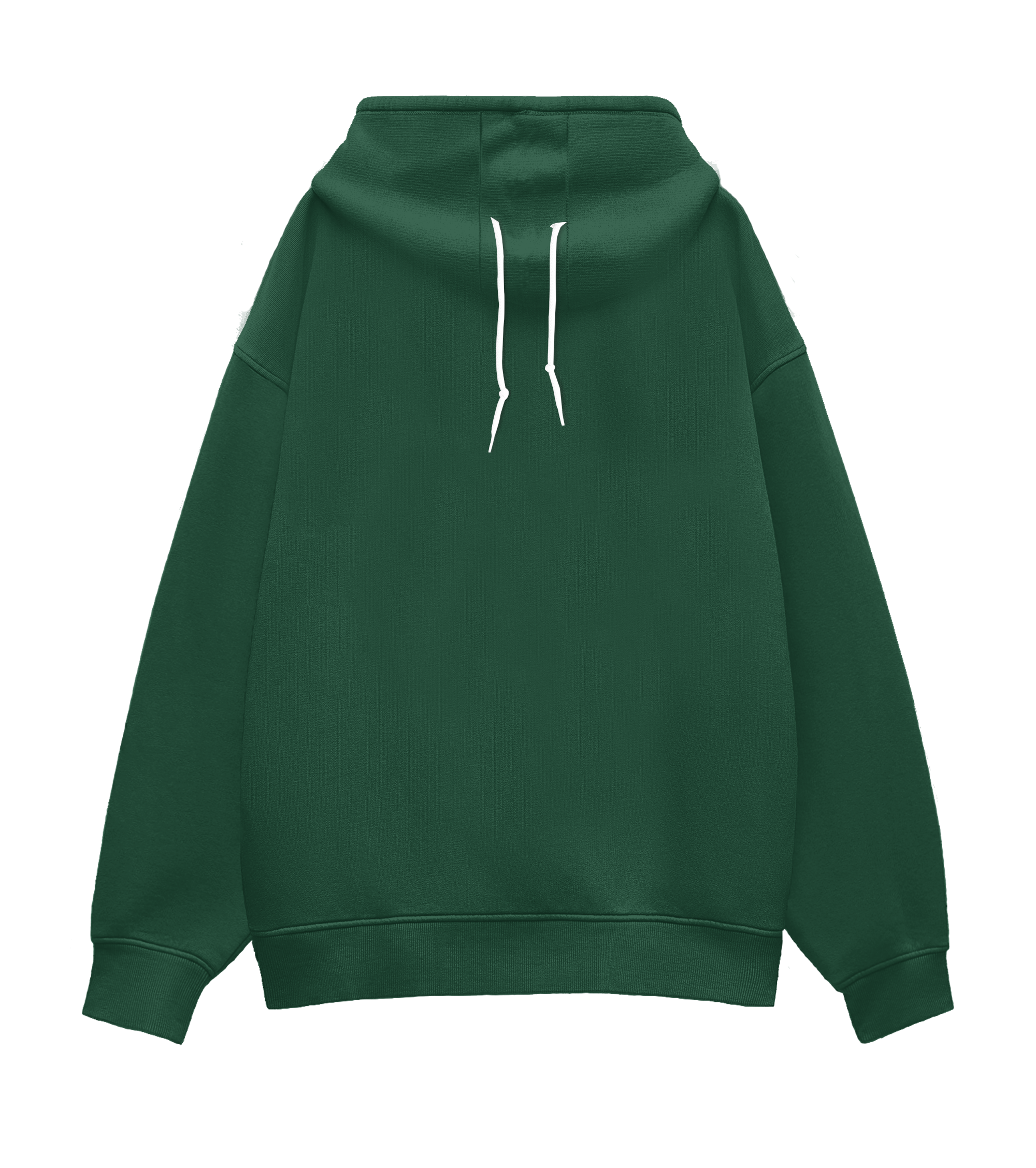 Basic Monster Hoodie Green Back