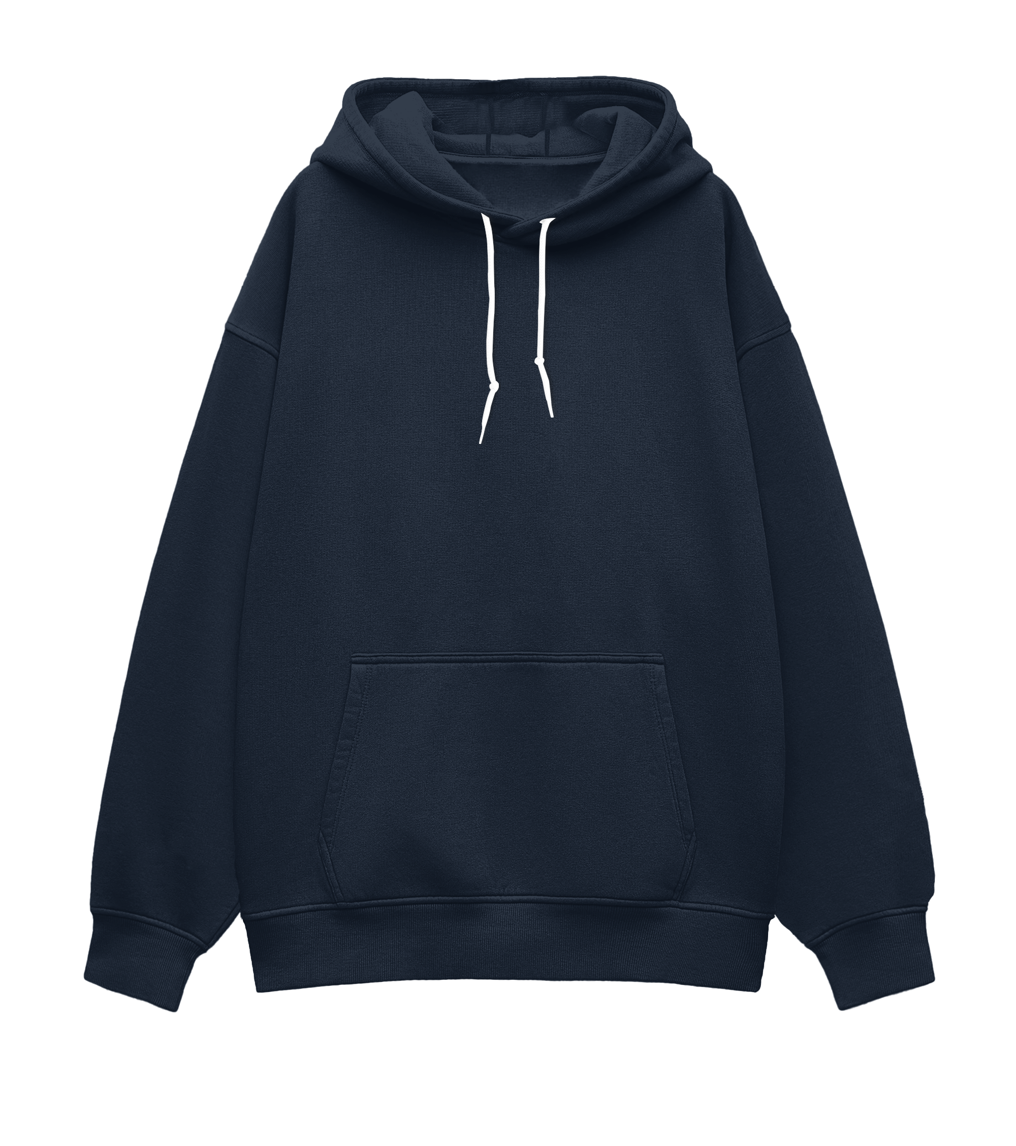 Basic Monster Hoodie Navy Front
