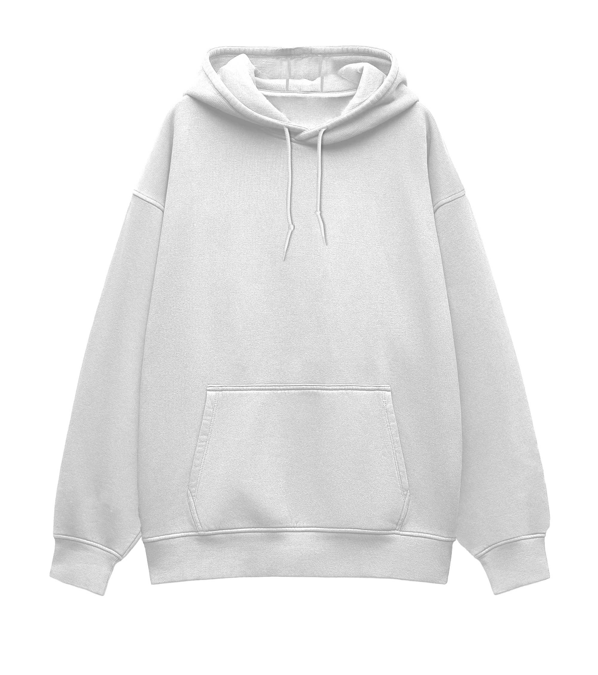 Basic Monster Hoodie White Front