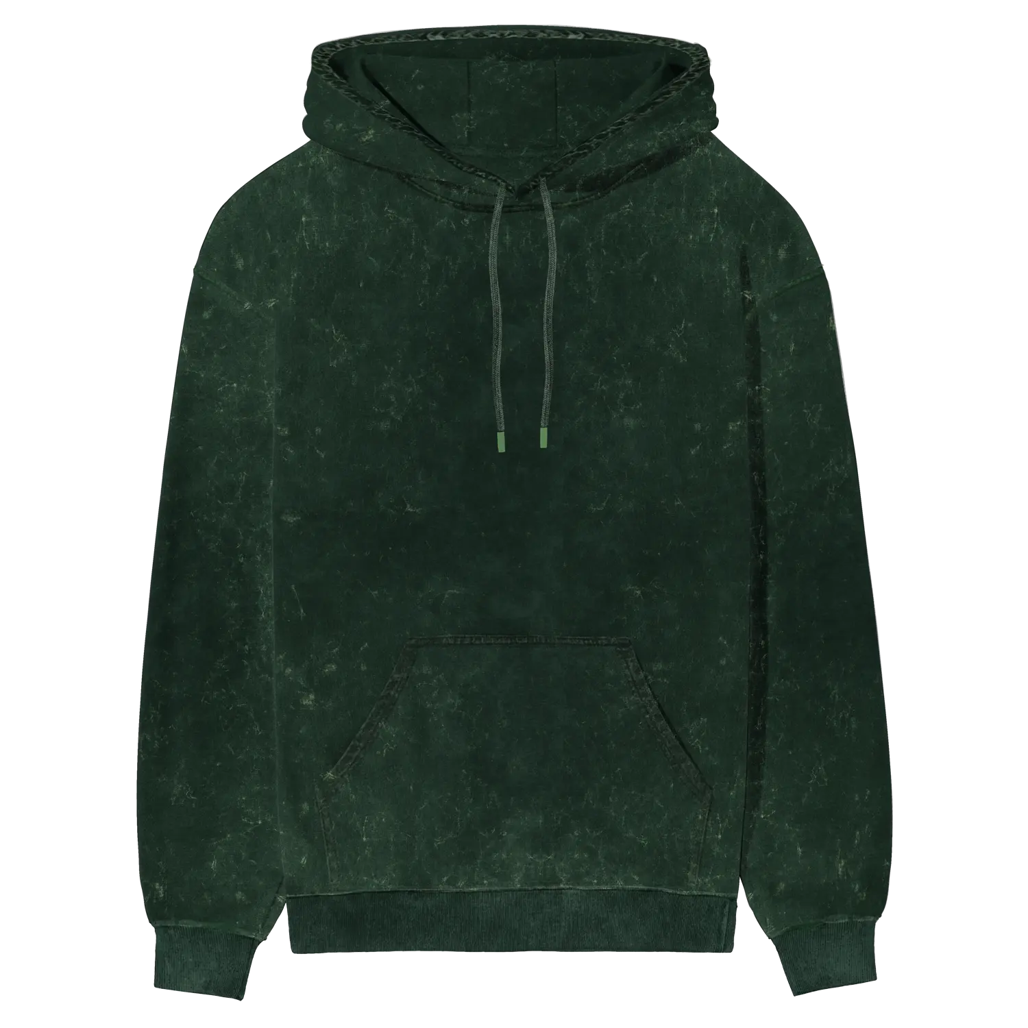 Basic No Mercy Hoodie Bottle Green Front