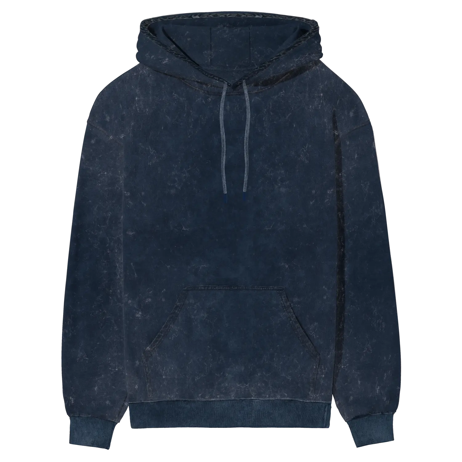 Basic No Mercy Hoodie Navy Front