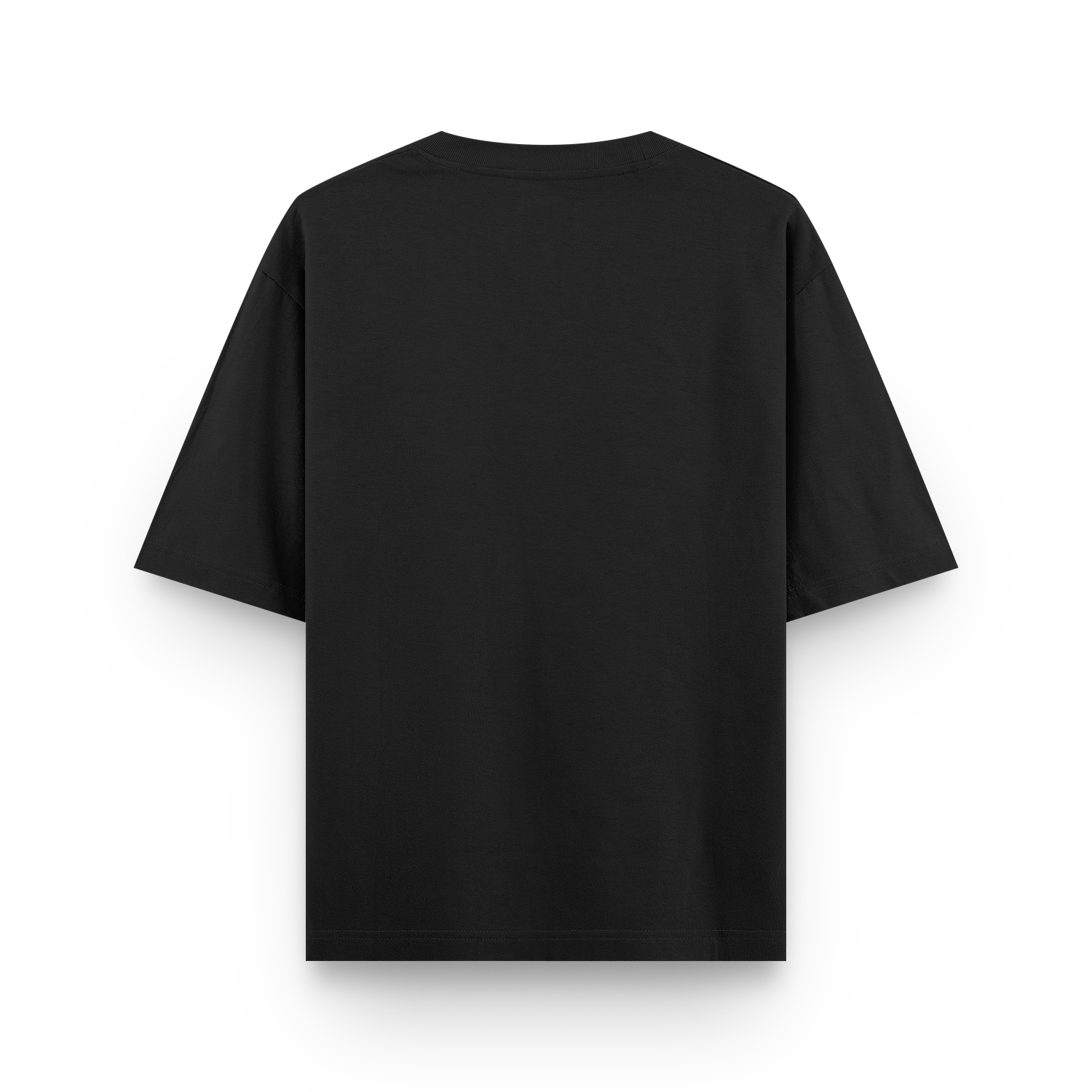 Basic Oversized Tee Black Back