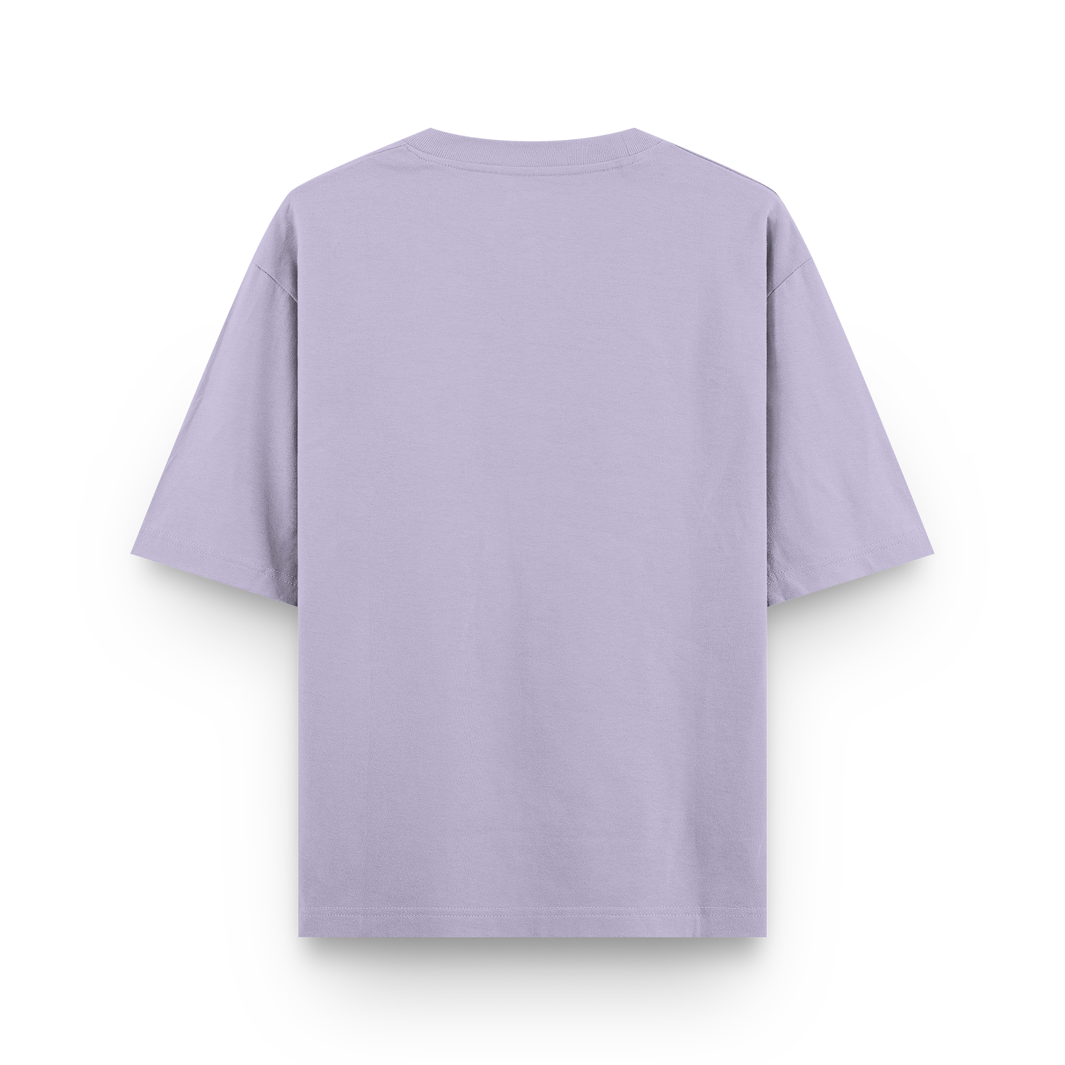 Basic Oversized Tee Lavender Back