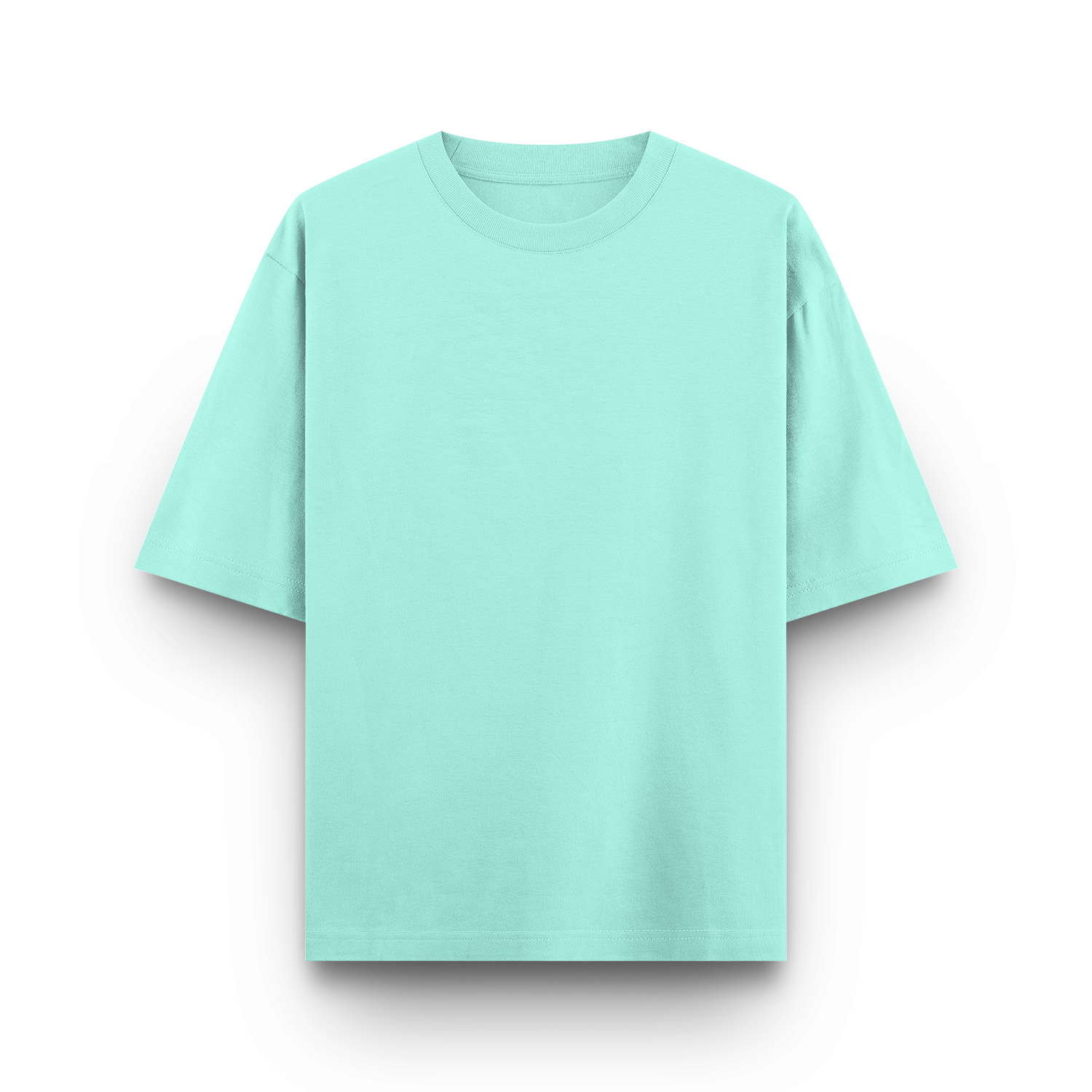 Basic Oversized Tee Mint Front