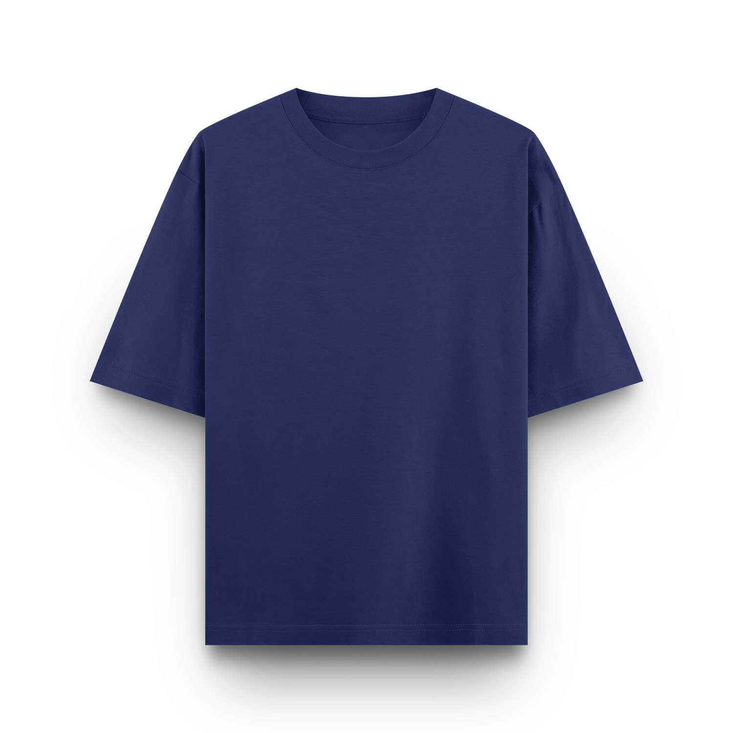 Basic Oversized Tee Royal Blue Front