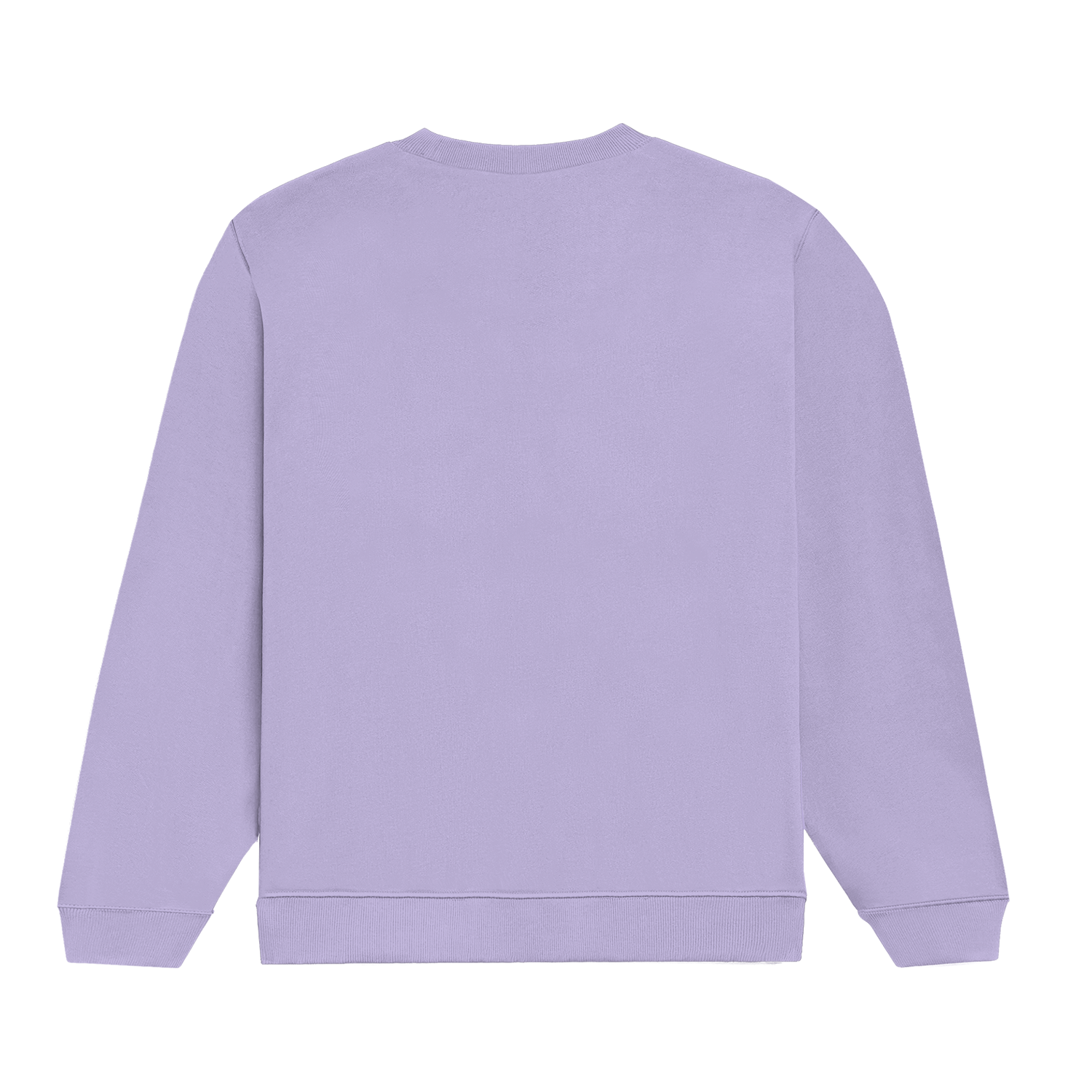Basic Regular Crew Lavender Back