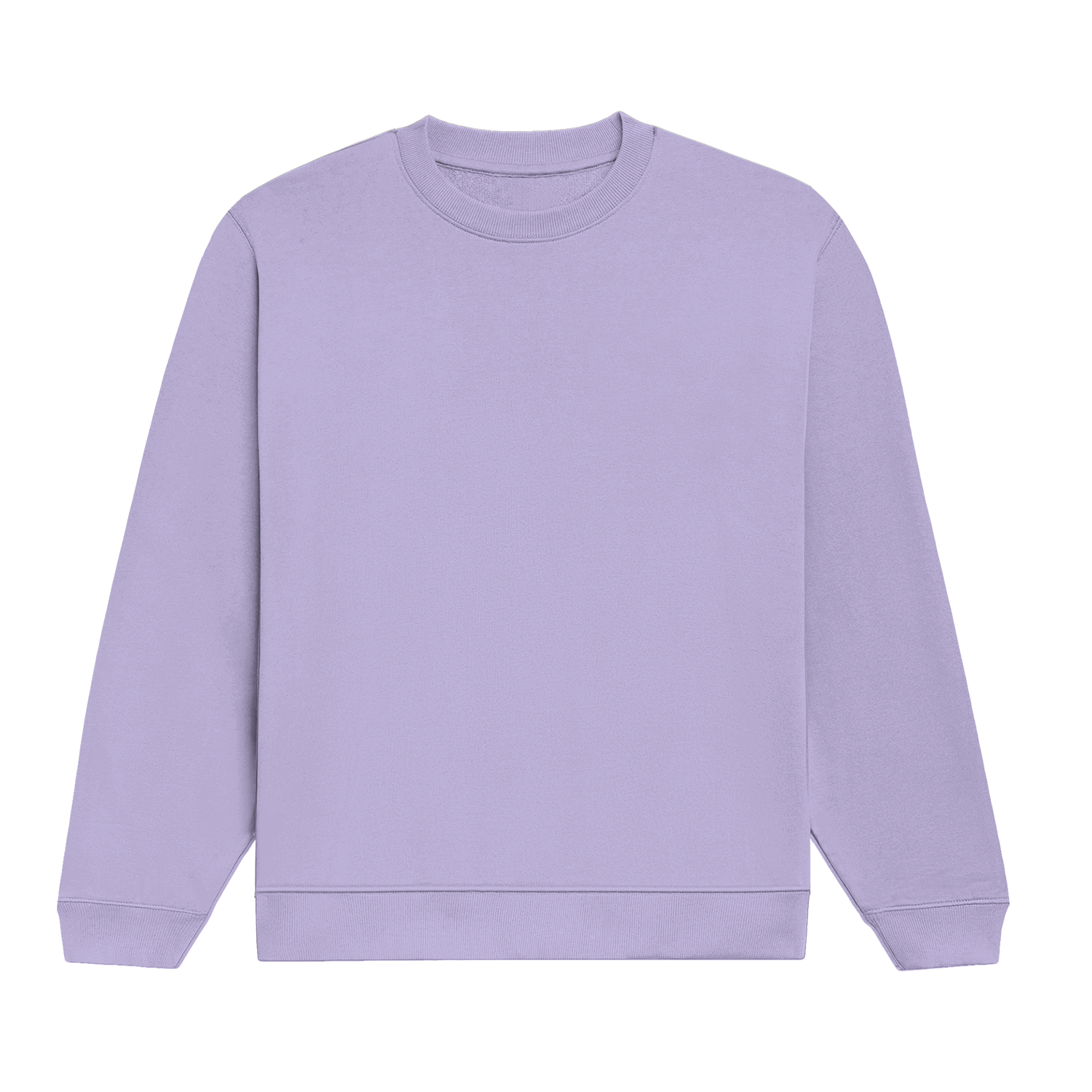Basic Regular Crew Lavender Front