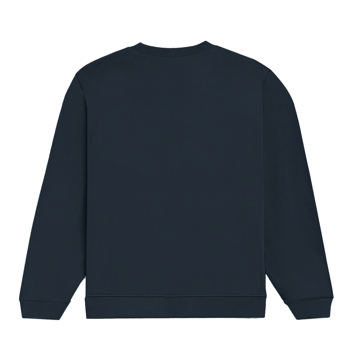 Basic Regular Crew Navy Blue Back