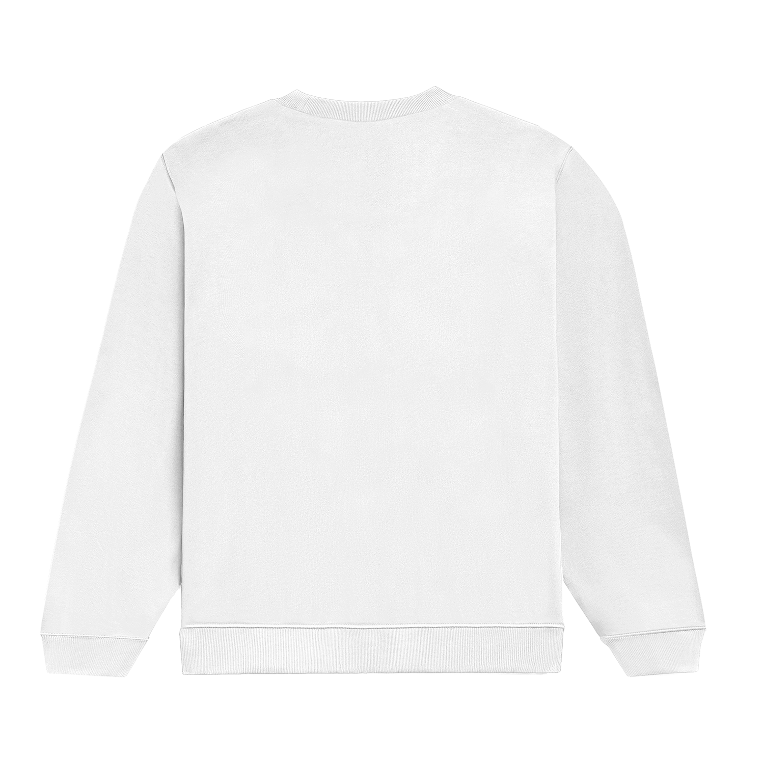 Basic Regular Crew White Back