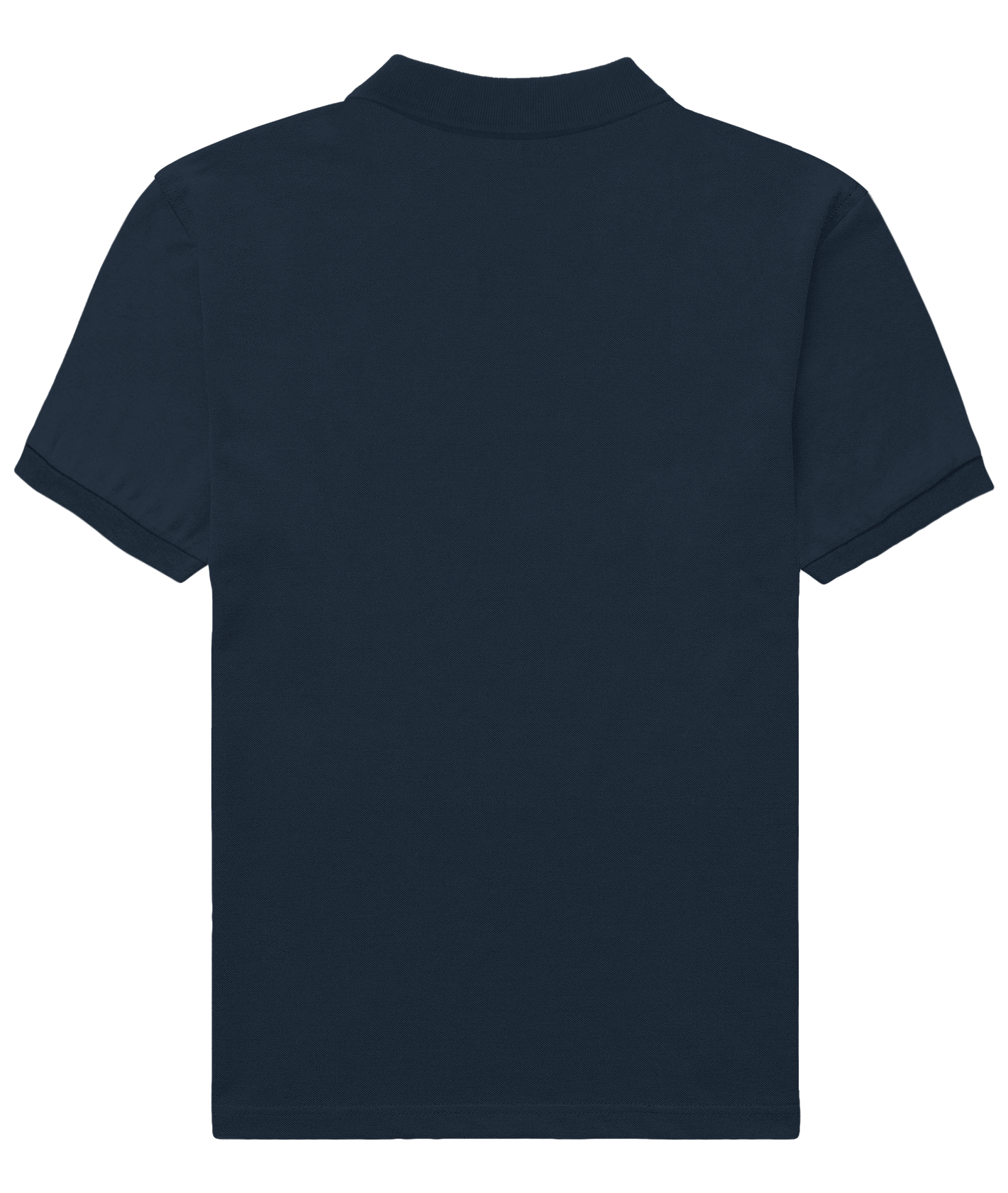 Basic Regular Polo Tee Navy Blue Back