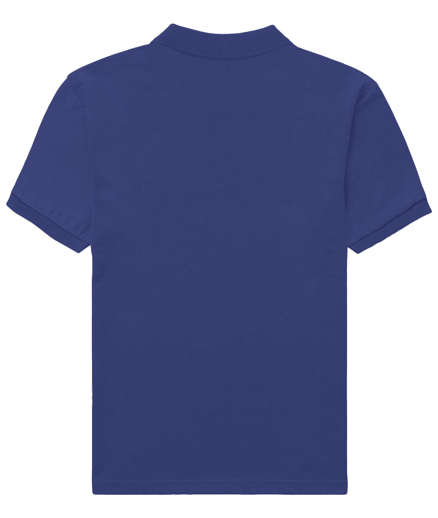 Basic Regular Polo Tee Royal Blue Back