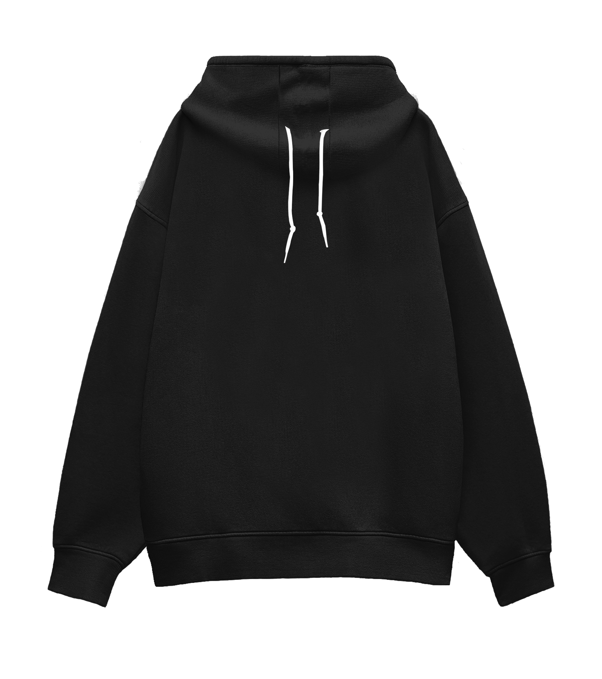 Basic Vintage Hoodie Black Back