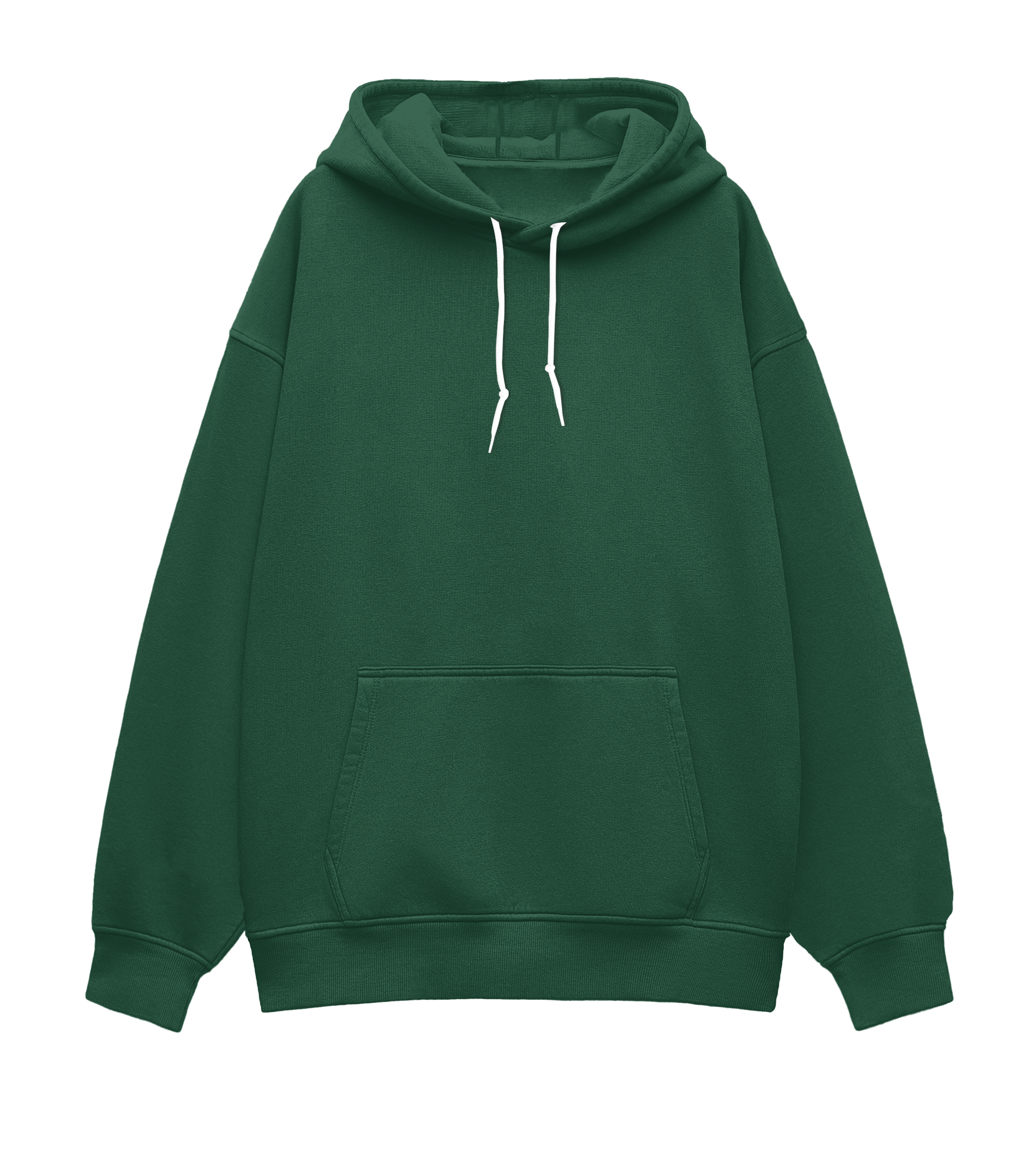 Basic Vintage Hoodie Green Frontside