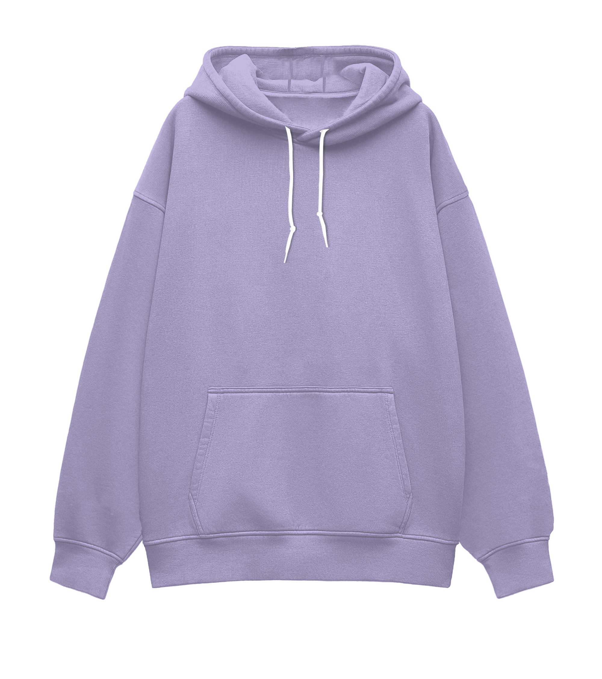Basic Vintage Hoodie Lavender Front