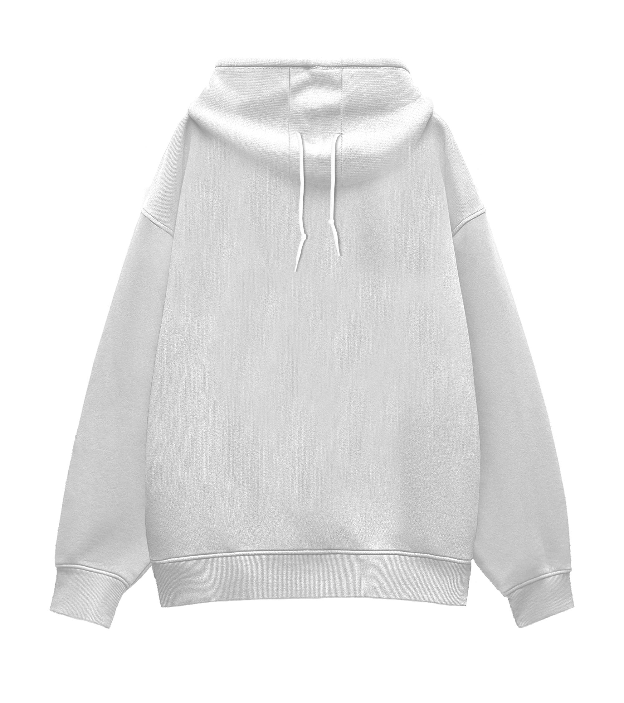 Basic Vintage Hoodie White Back