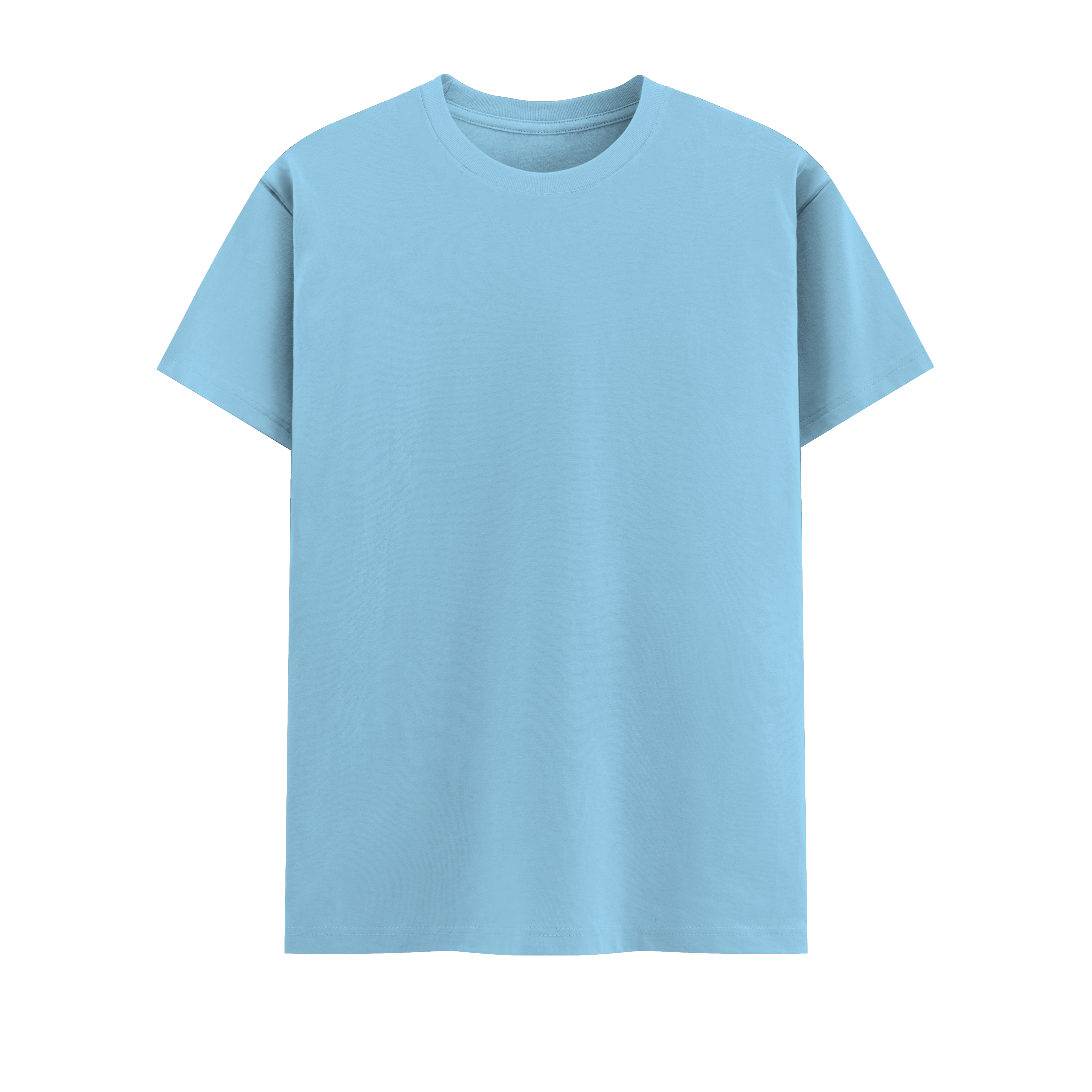 Basic Vintage Tee Baby Blue Front