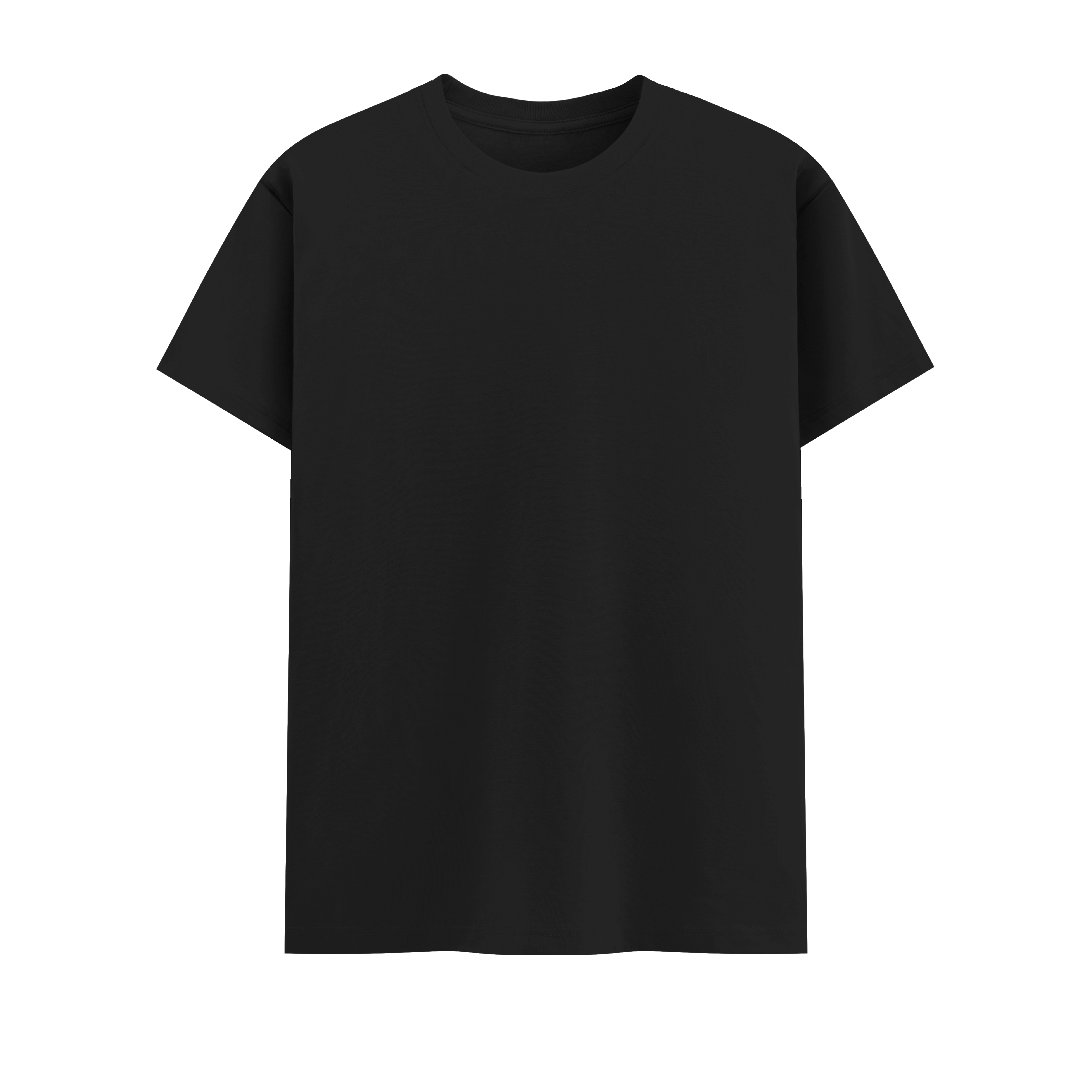 Basic Vintage Tee Black Front