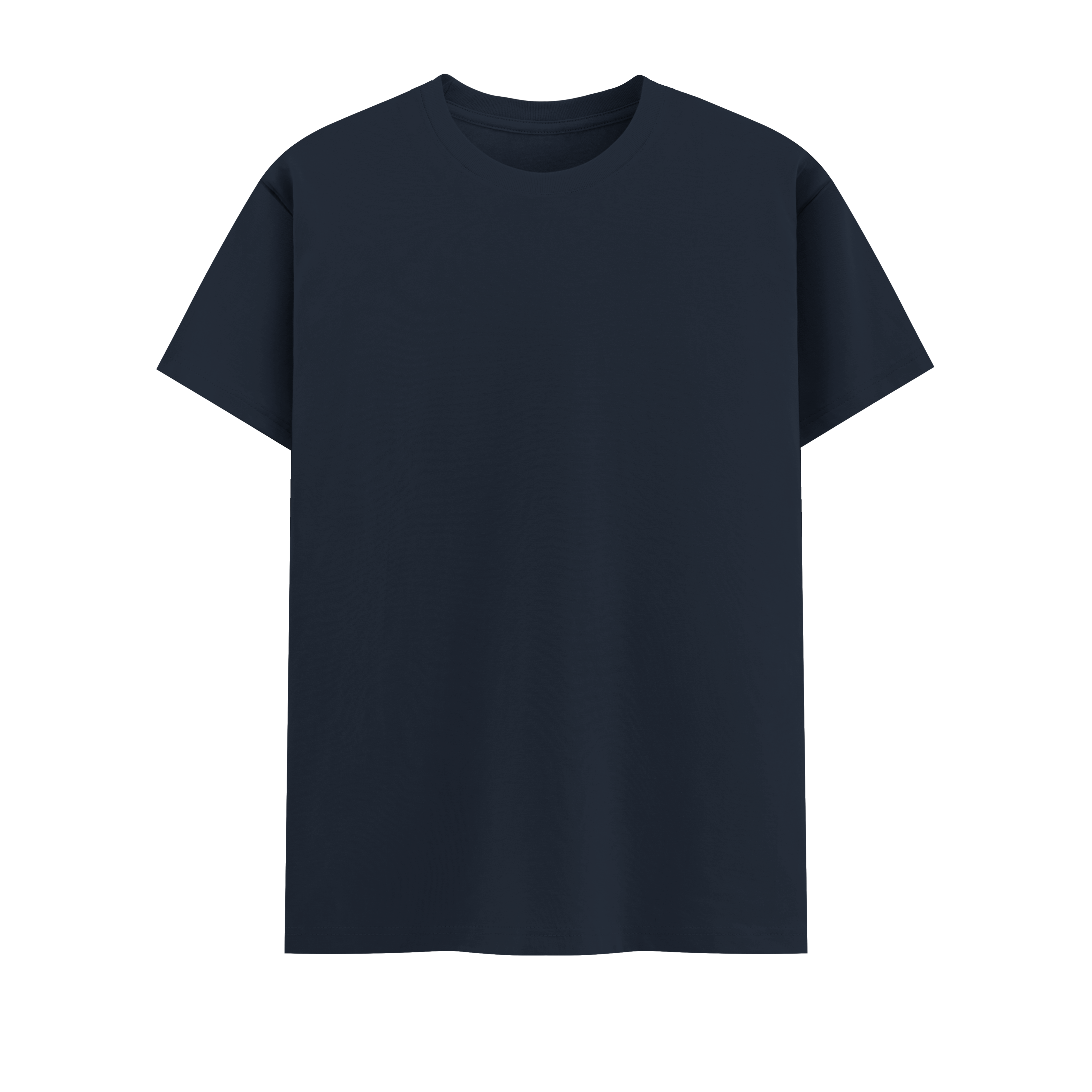 Basic Vintage Tee Navy Front
