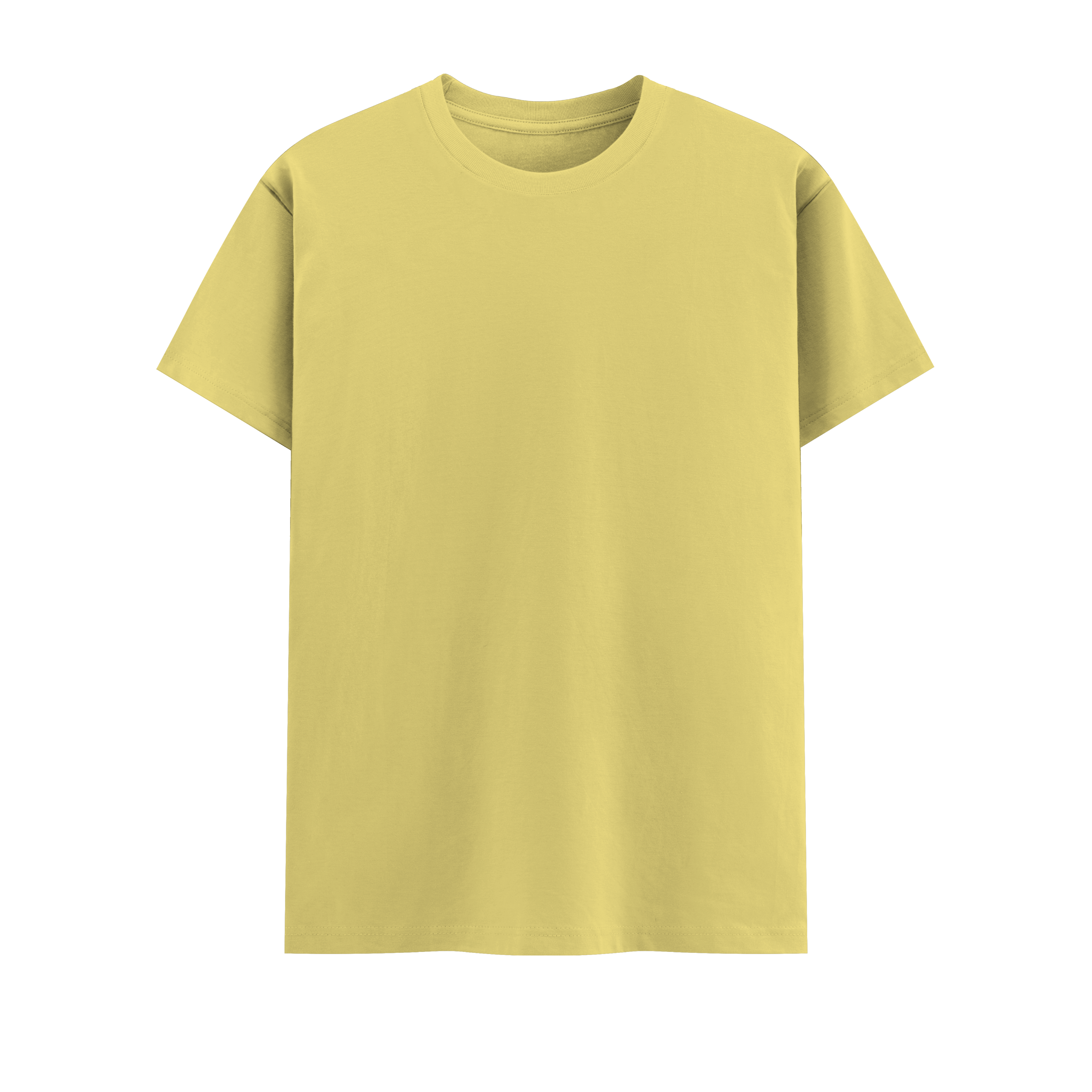 Basic Vintage Tee Yellow Front