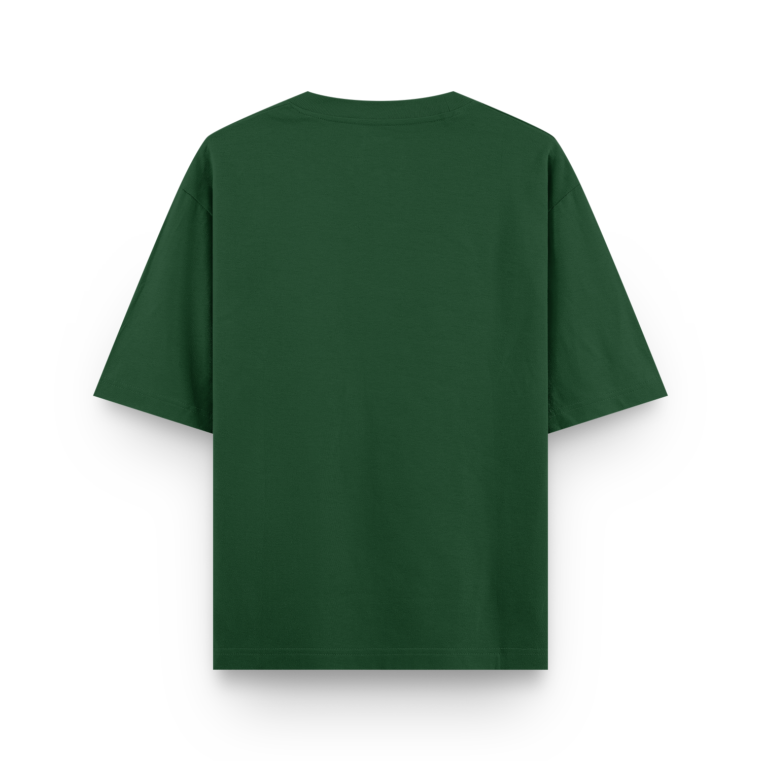 Basic Weekday Tee Bottle Green Back