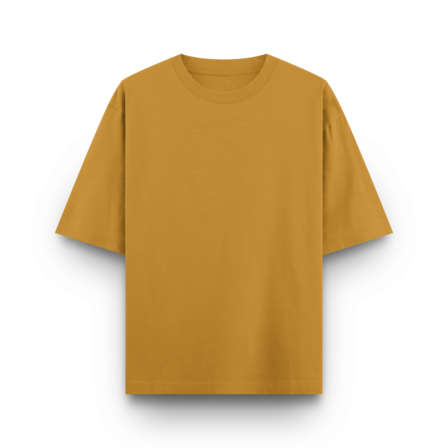 Basic Weekday Tee Mustard Yellow Front