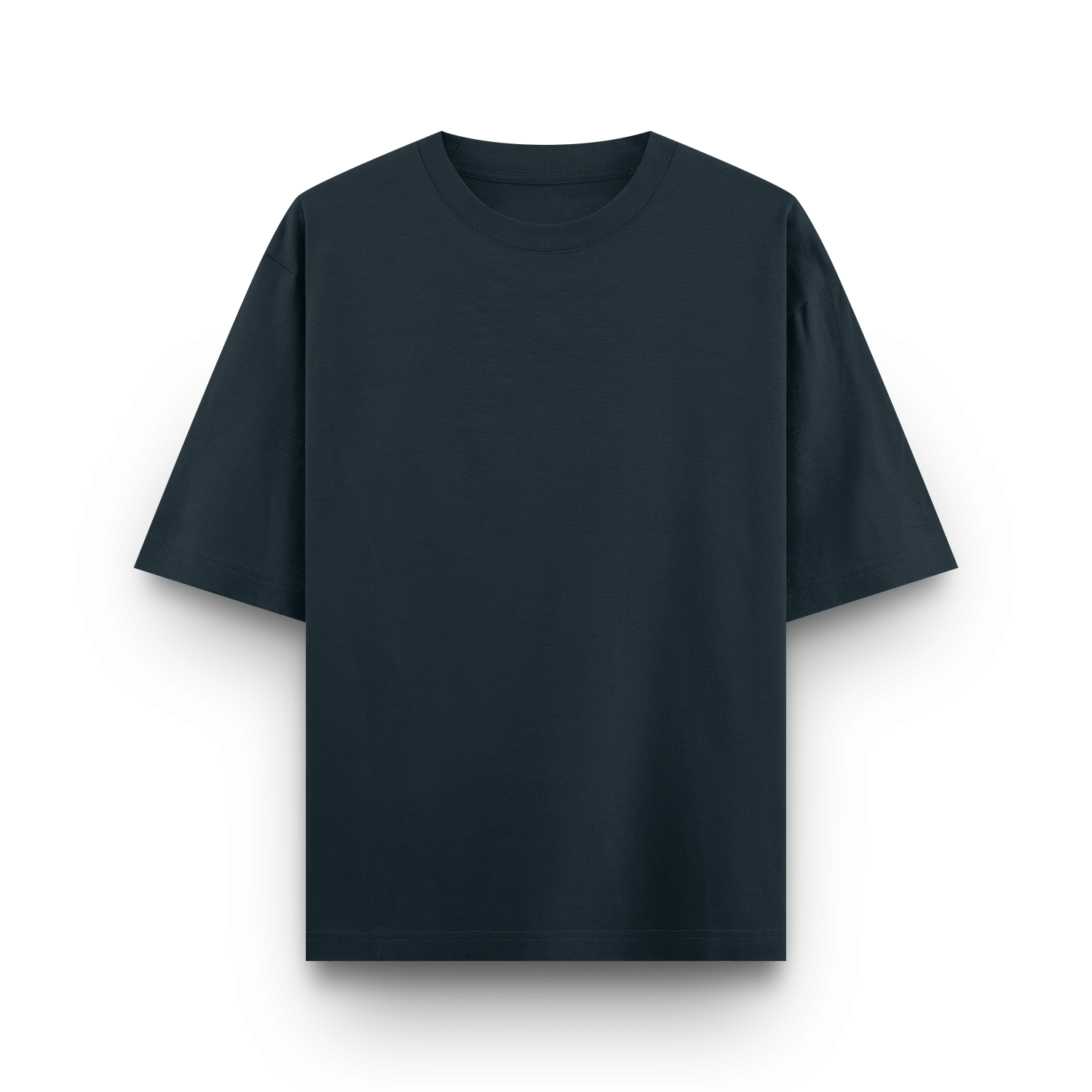 Basic Weekday Tee Navy Blue Front