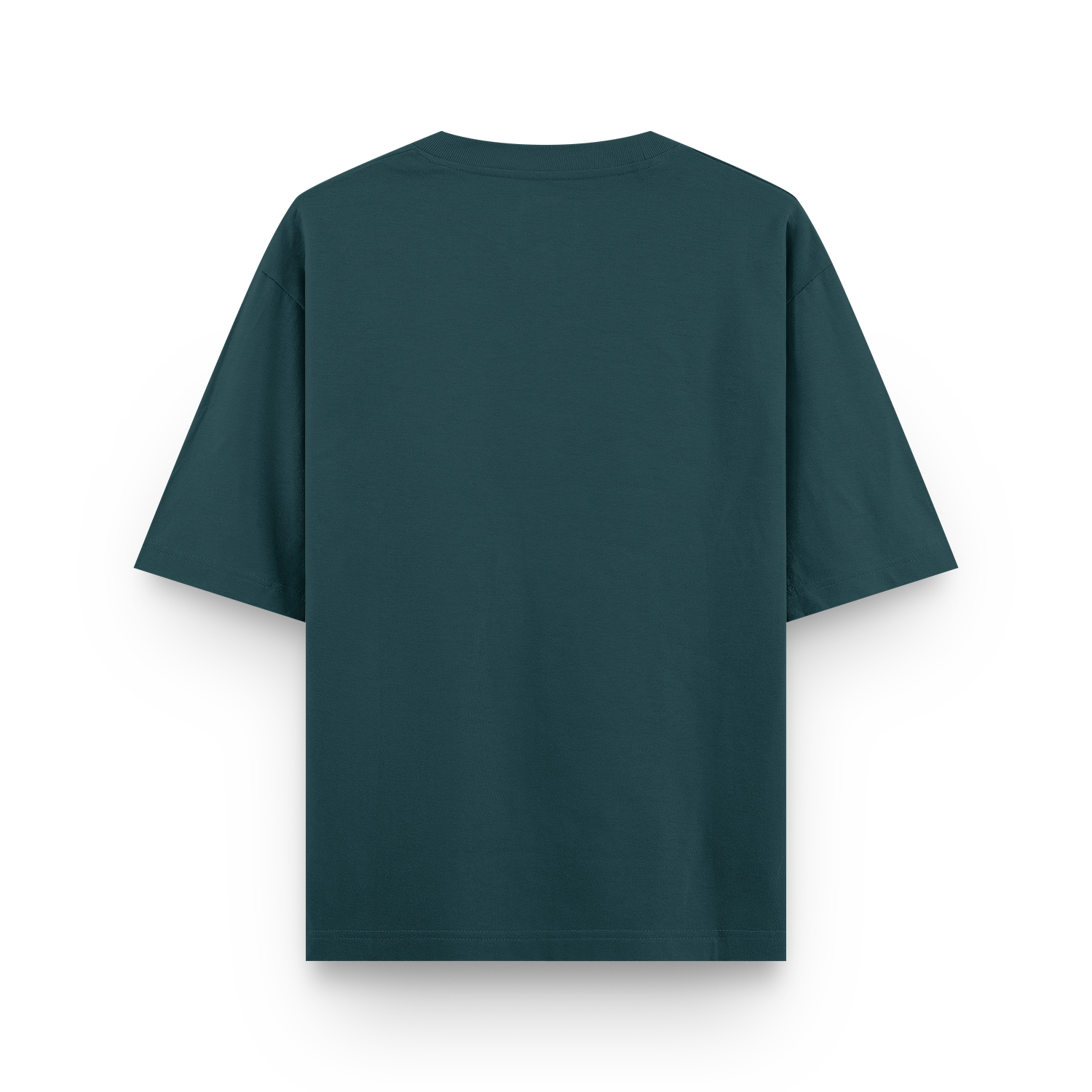 Basic Weekday Tee Petrol Blue Back